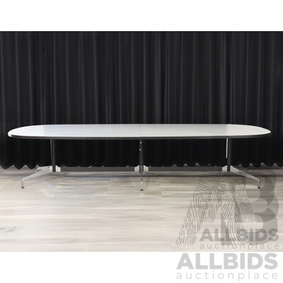 Eames Segmented Oval Meeting Table by Charles and Ray Eames for Vitra