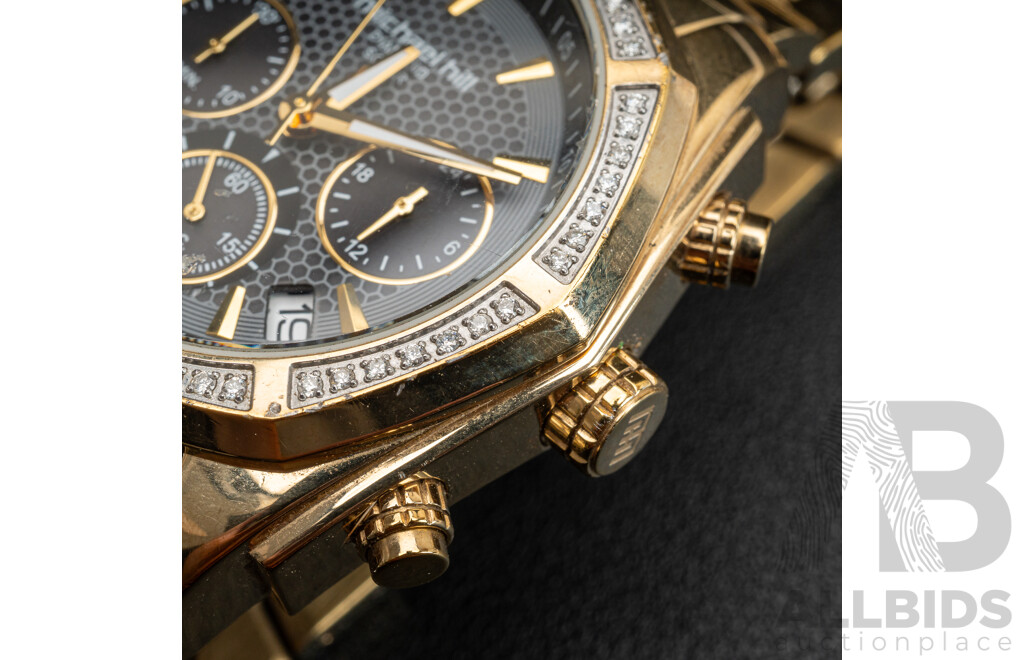 Michael Hill 0.50ct Diamond Set Chronograph Mens Dress Watch, 9750