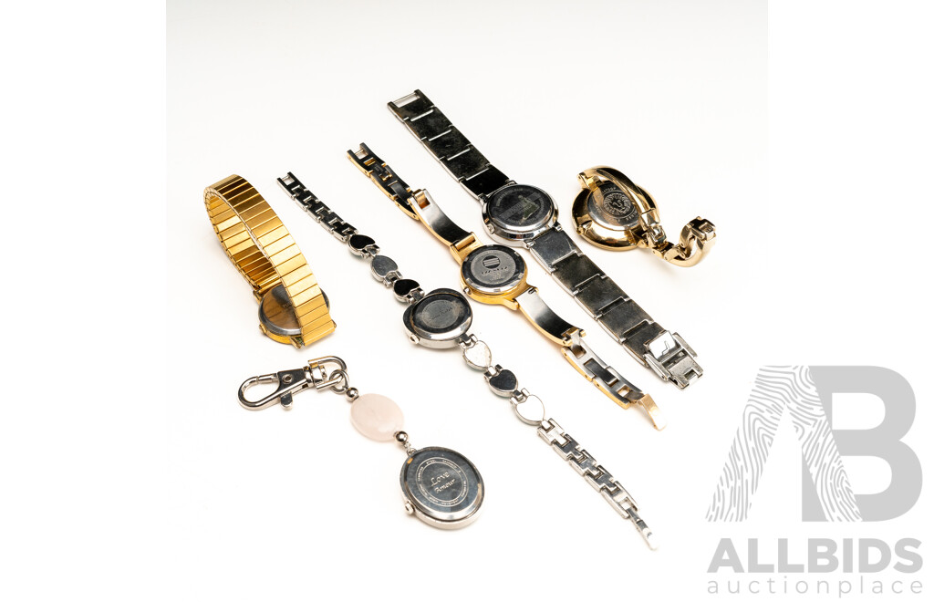 Collection of (6) Ladies Dress Watches Including Pulsar & Fiorelli