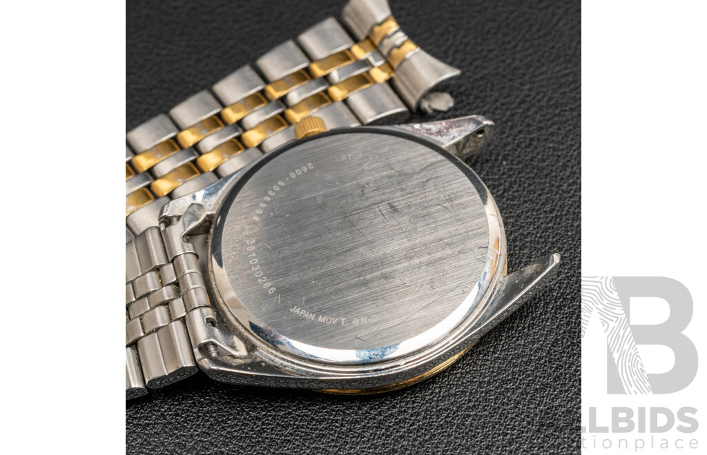 Citizen Quartz WR50 Watch, 2500-S036992, 35mm Two Tone