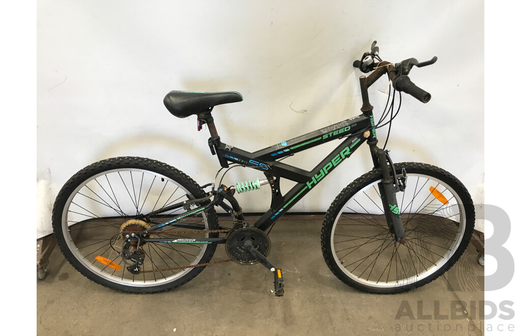 Hyper Steed 18 Speed Hybrid Bike