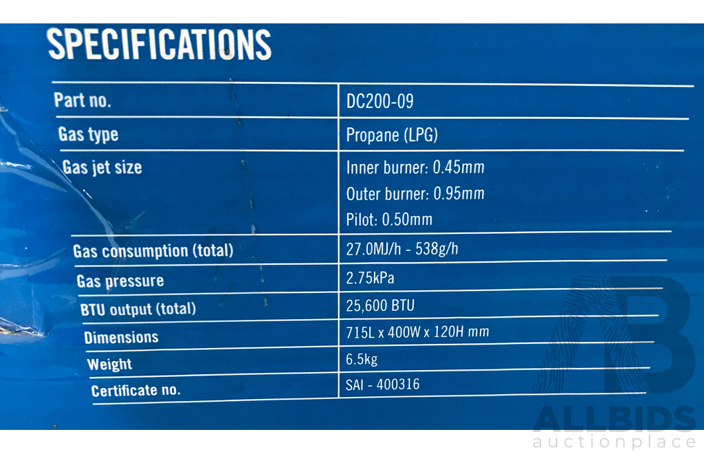 Companion Double Burner Wok Cooker