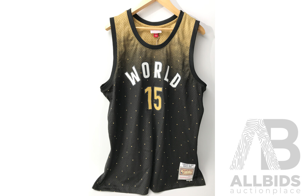 Mitchell & Ness Nikola Jokic Rising Stars World Jersey (Size: 3XL)