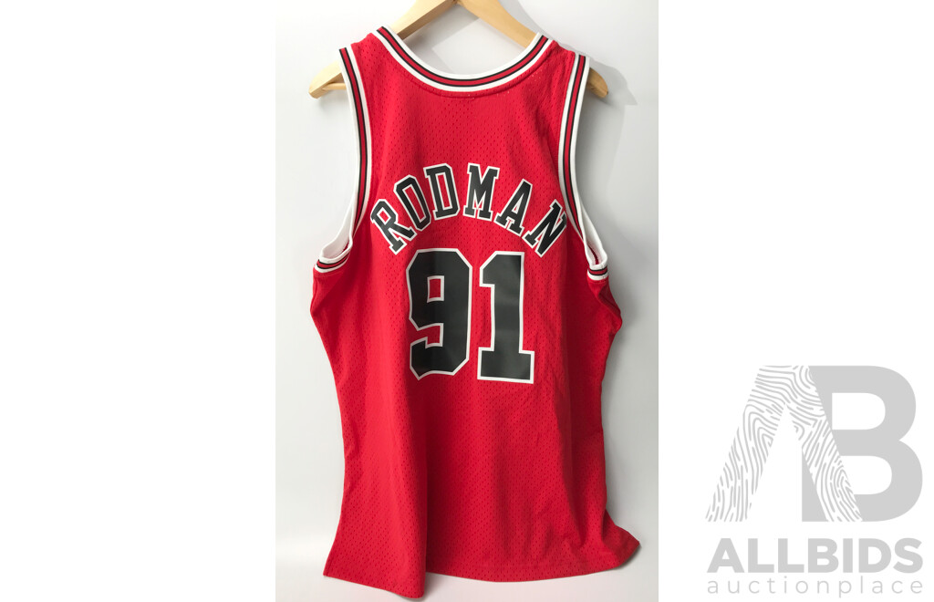 Mitchell & Ness Chicago Bulls - Dennis Rodman 1997-1998 Away Jersey (Size: 2XL)