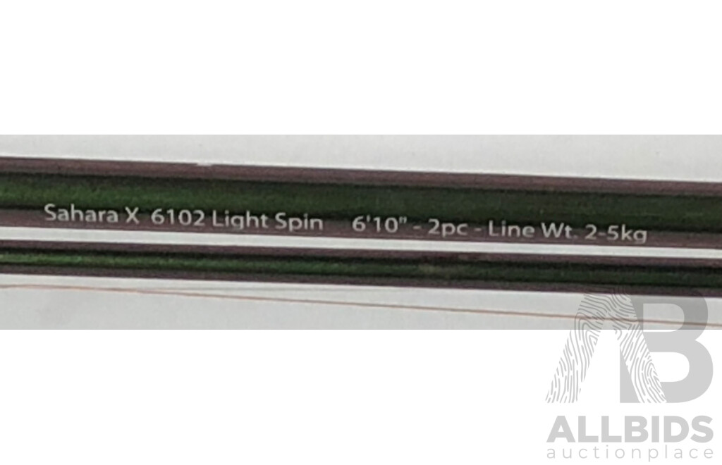 Abu Garcia and Shimano Fishing Rods - Lot of Three - New