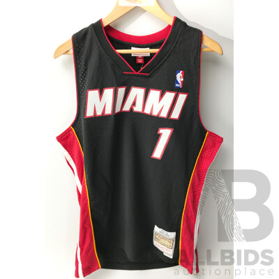 Mitchell & Ness Miami Heat - Chris Bosh 2012-2013 Jersey (Size: Medium)