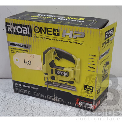 Ryobi (RJS18X) One+ 18V HP Brushless Jigsaw *Brand New