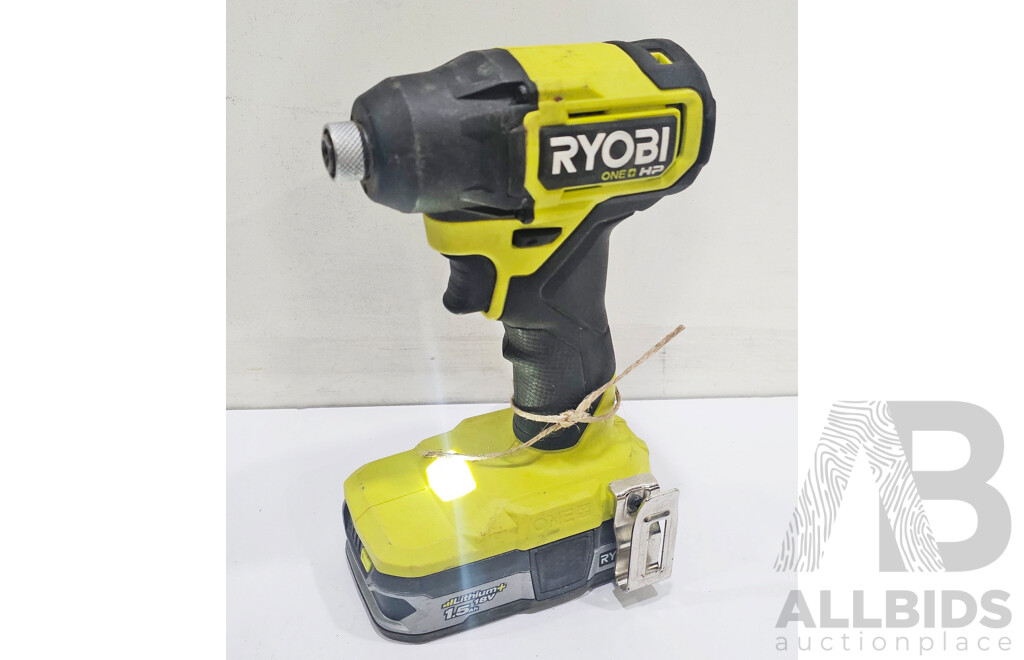 Ryobi (RID18C) One Plus HP Compact Brushless Impact Driver Tool