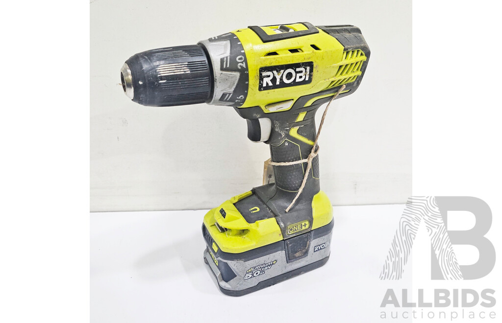 Ryobi (RCD1802) One Plus HP Cordless Brushless Compact Drill Driver