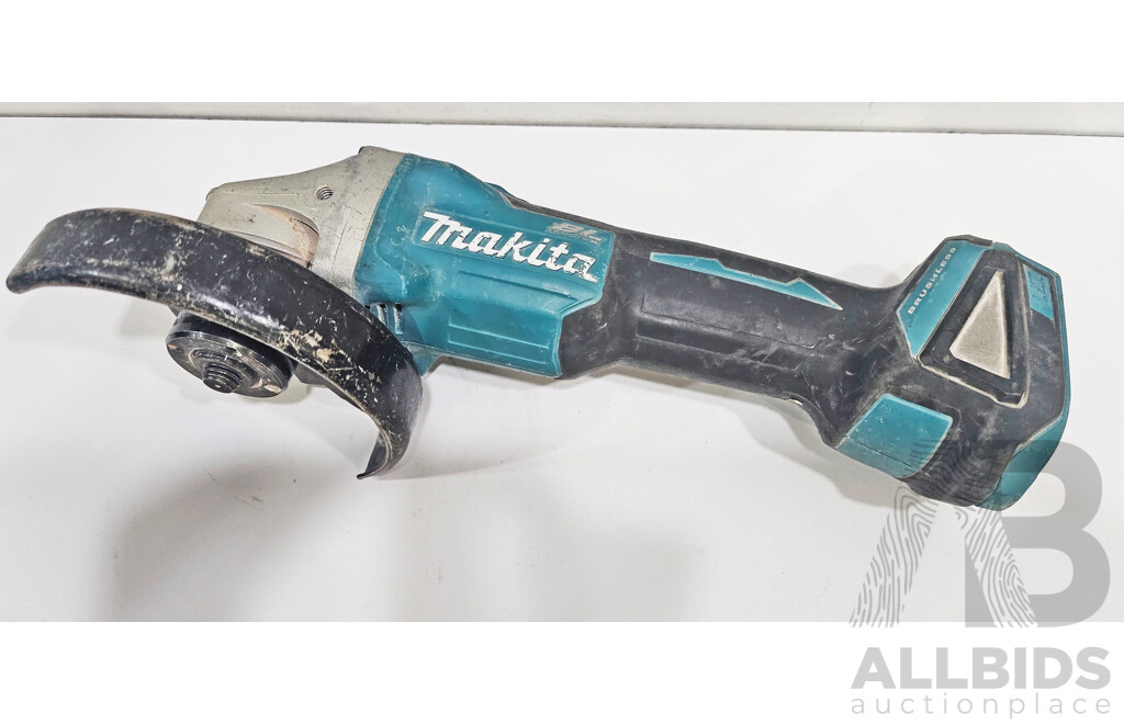 Makita (DGA504) 18V Mobile Brushless 125mm Slide Switch Angle Grinder
