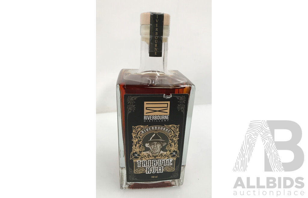 700ml Bottle of Riverbourne Distillery Tribute Rum