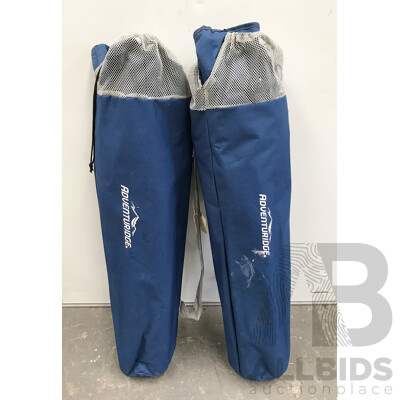 Adventuridge Foldable Camping Chairs - Lot of 2