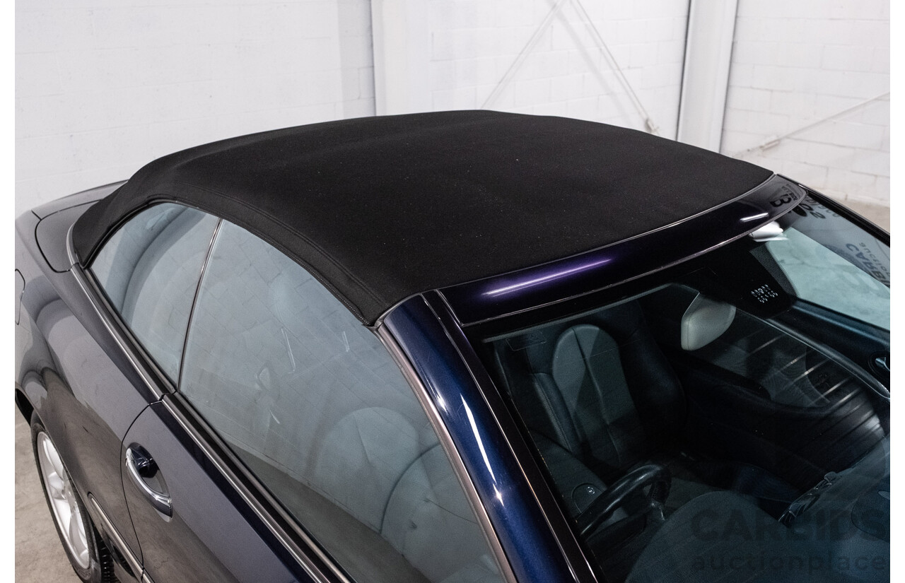 3/2004 Mercedes-Benz Clk320 Avantgarde A209 2d Cabriolet Tanzanite Blue Metallic V6 3.2L