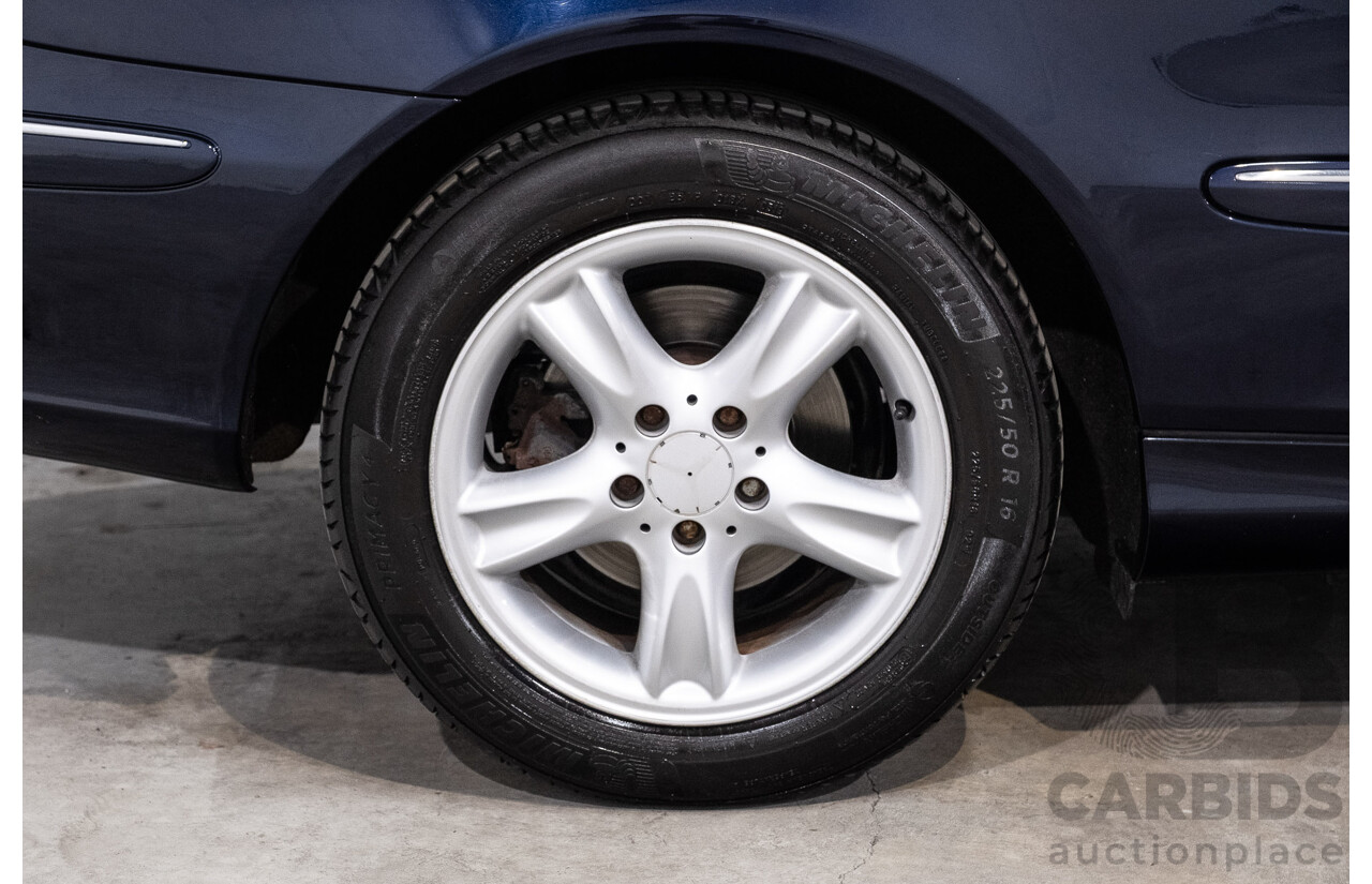 3/2004 Mercedes-Benz Clk320 Avantgarde A209 2d Cabriolet Tanzanite Blue Metallic V6 3.2L