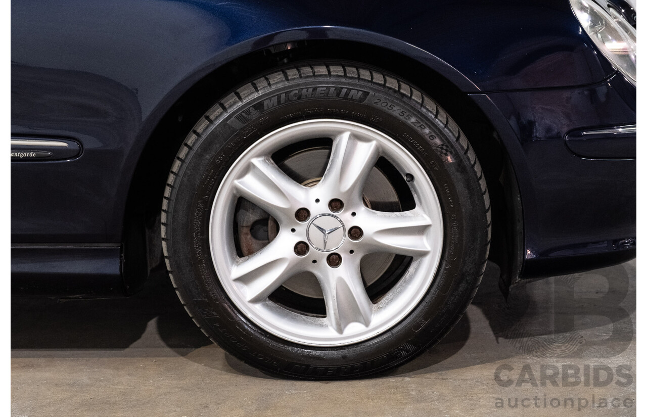 3/2004 Mercedes-Benz Clk320 Avantgarde A209 2d Cabriolet Tanzanite Blue Metallic V6 3.2L