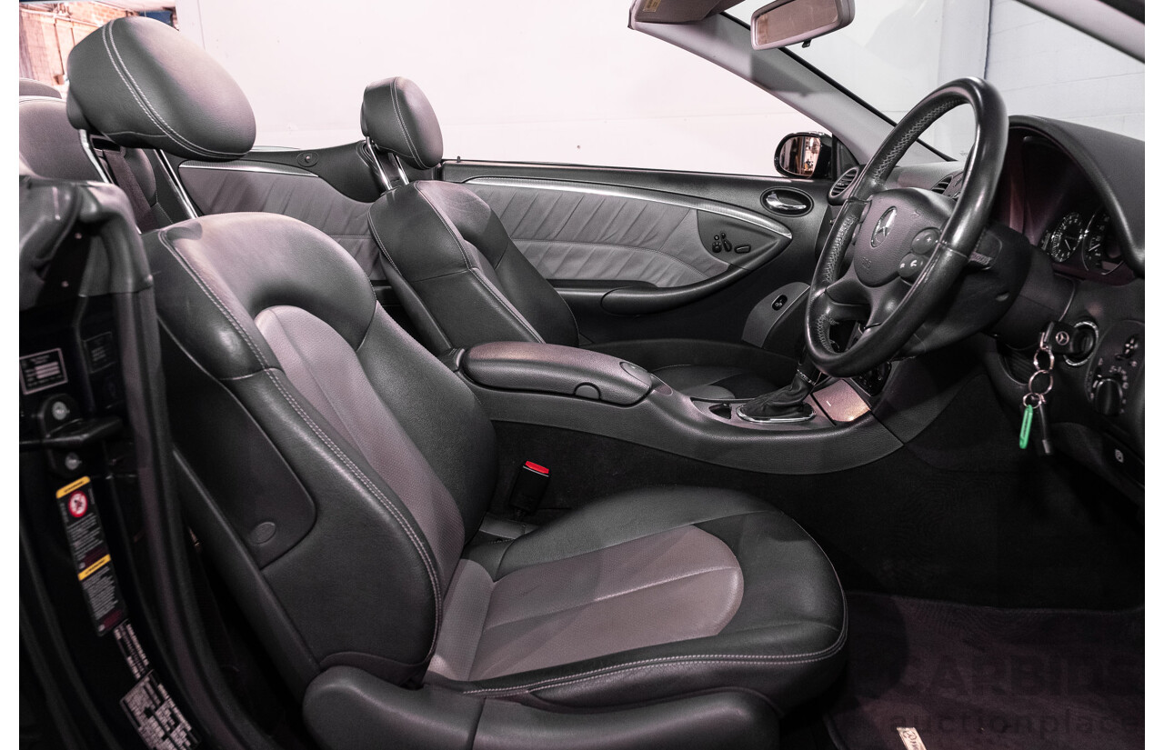 3/2004 Mercedes-Benz Clk320 Avantgarde A209 2d Cabriolet Tanzanite Blue Metallic V6 3.2L