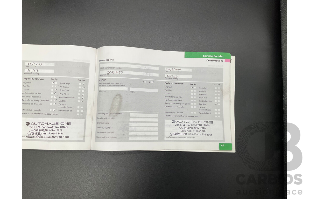 3/2004 Mercedes-Benz Clk320 Avantgarde A209 2d Cabriolet Tanzanite Blue Metallic V6 3.2L