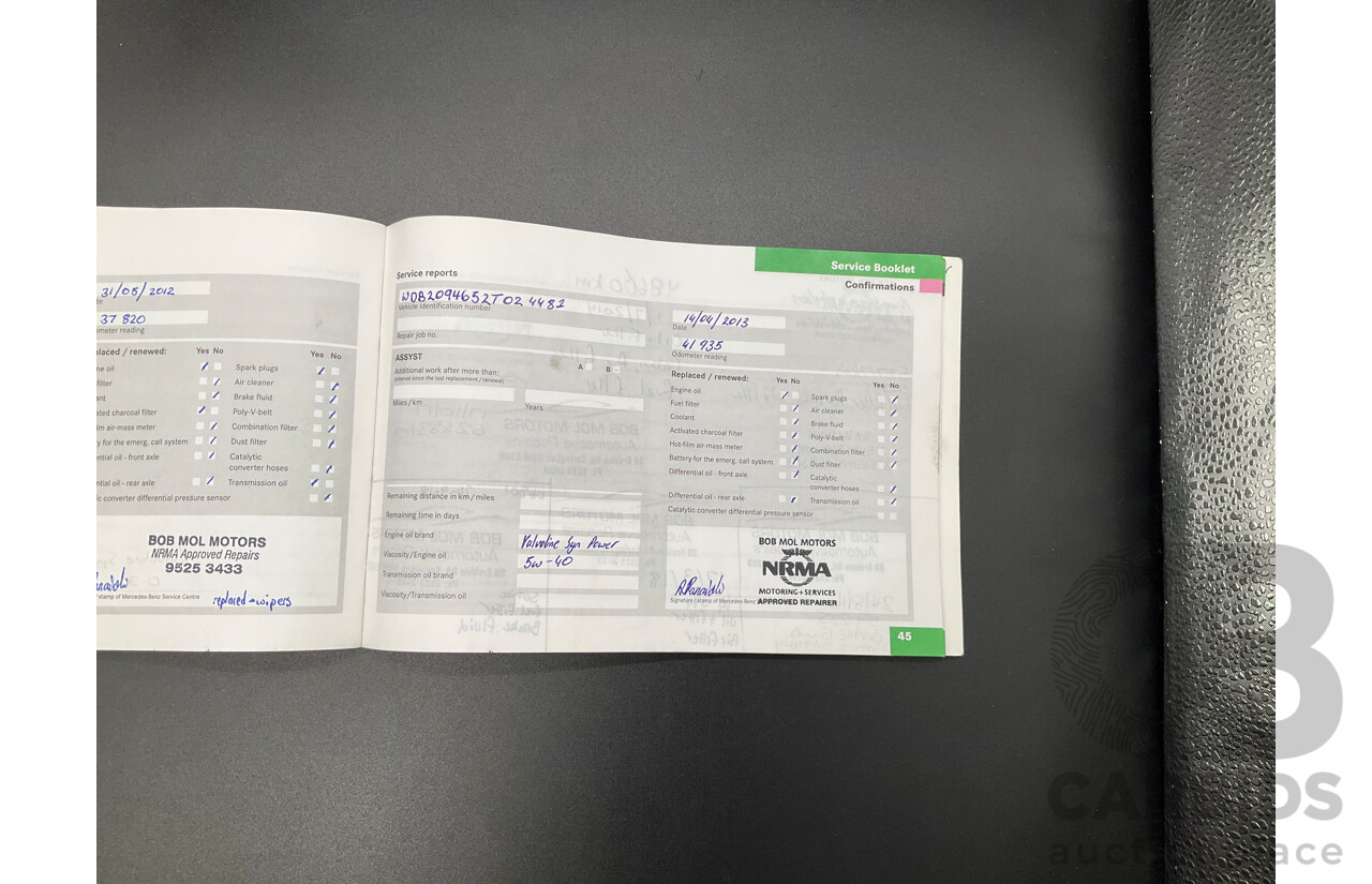 3/2004 Mercedes-Benz Clk320 Avantgarde A209 2d Cabriolet Tanzanite Blue Metallic V6 3.2L