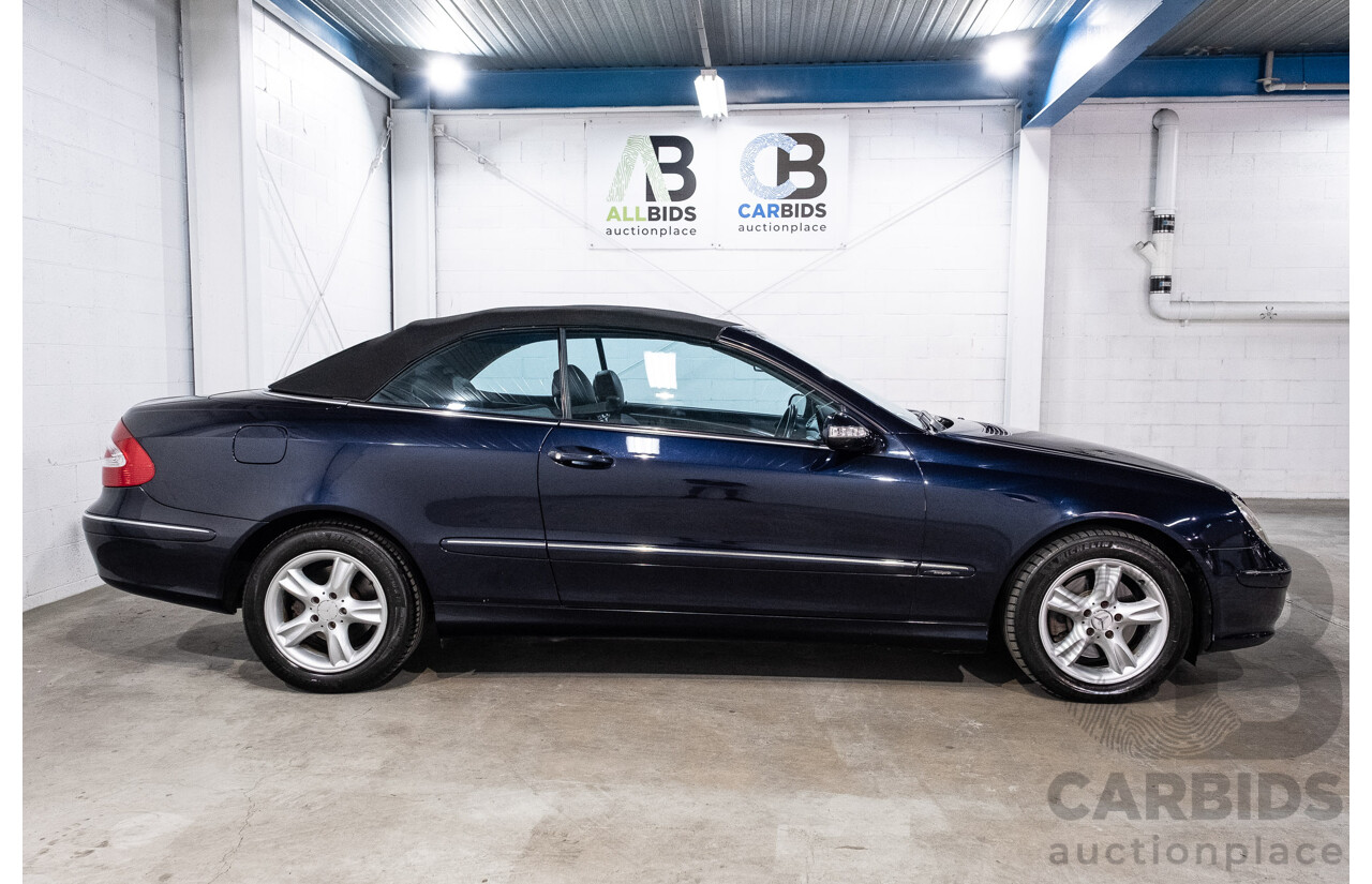 3/2004 Mercedes-Benz Clk320 Avantgarde A209 2d Cabriolet Tanzanite Blue Metallic V6 3.2L