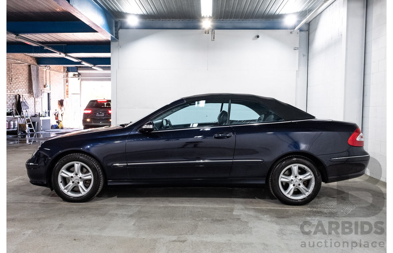 3/2004 Mercedes-Benz Clk320 Avantgarde A209 2d Cabriolet Tanzanite Blue Metallic V6 3.2L