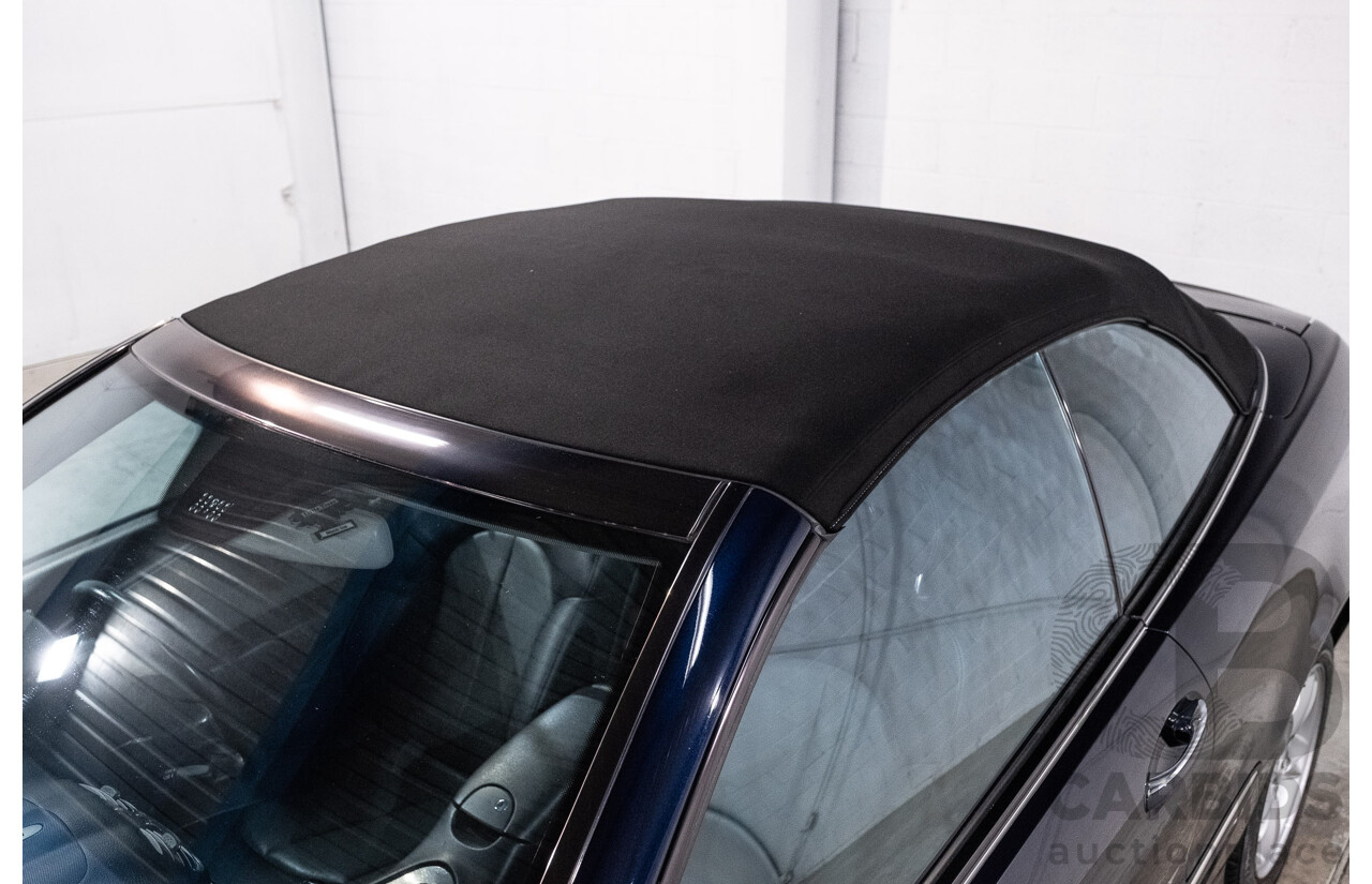 3/2004 Mercedes-Benz Clk320 Avantgarde A209 2d Cabriolet Tanzanite Blue Metallic V6 3.2L