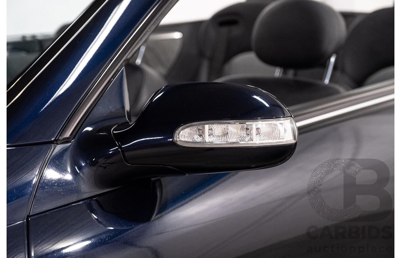 3/2004 Mercedes-Benz Clk320 Avantgarde A209 2d Cabriolet Tanzanite Blue Metallic V6 3.2L