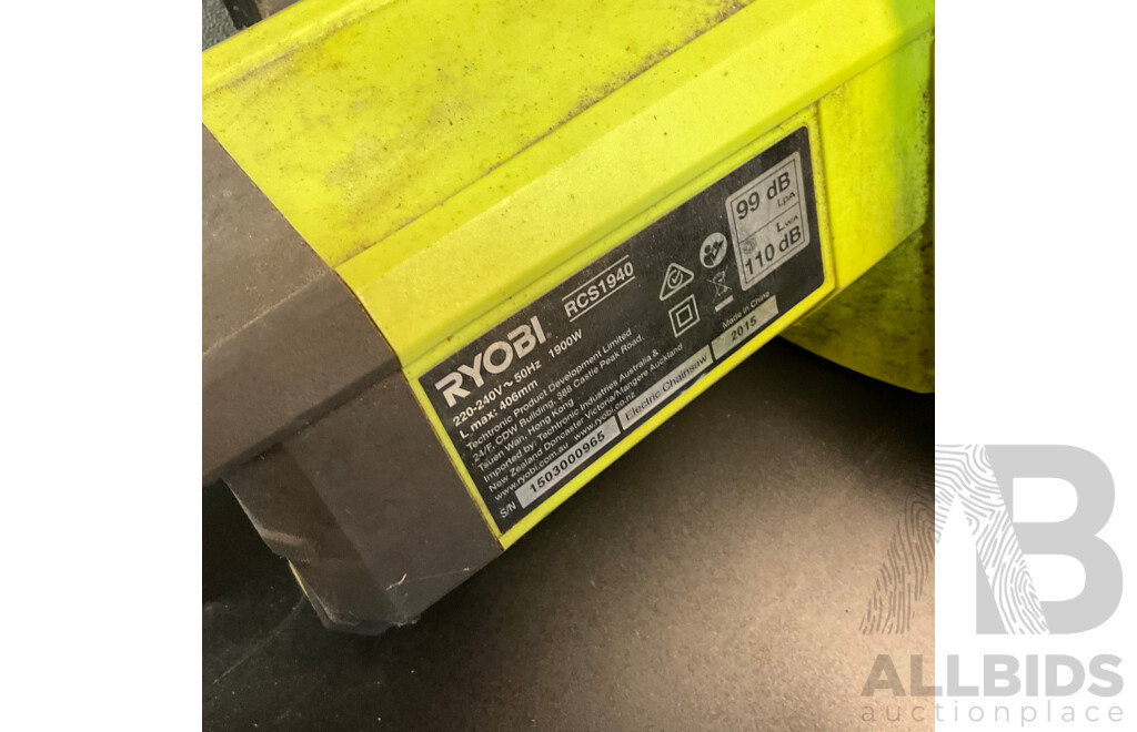 Ryobi RCS1940 Electric Chainsaw