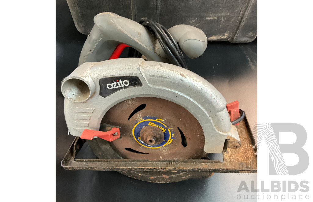 Ozito Variable Speed Jigsaw & Circular Saw & GMC AG230M Angle Ginder