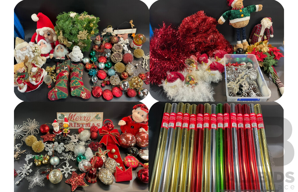 Massive Lot of Christmas Related Items
