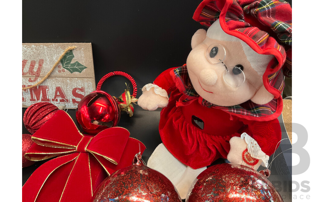 Massive Lot of Christmas Related Items