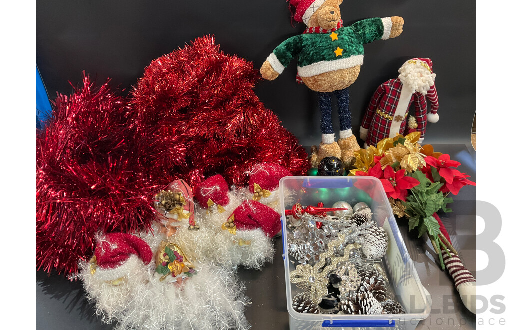 Massive Lot of Christmas Related Items