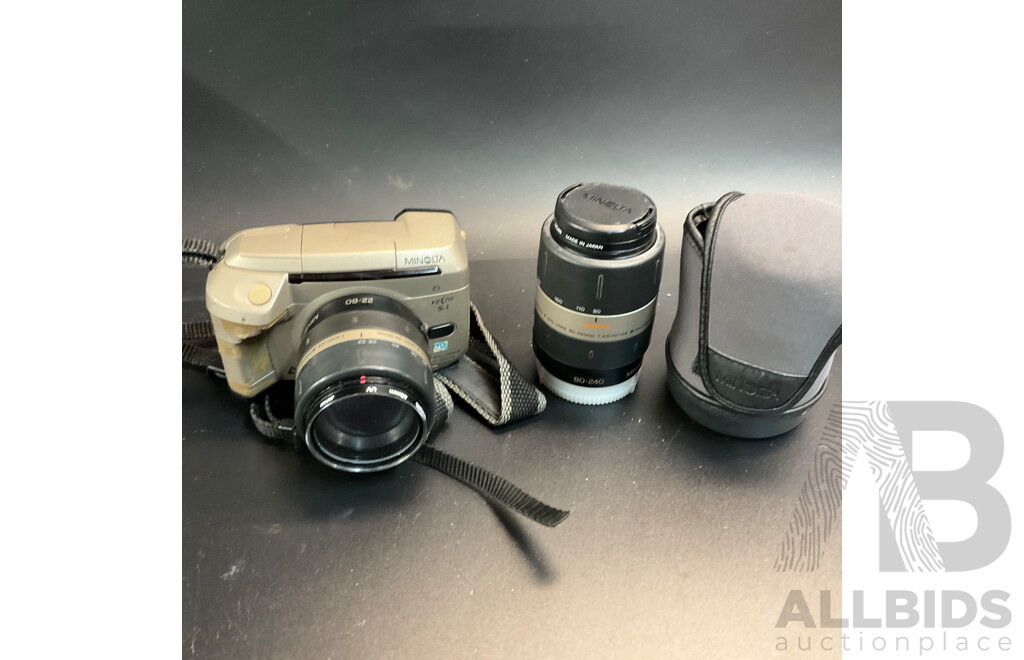 Spare or Repair - Assorted Camera with Bag and Accessories