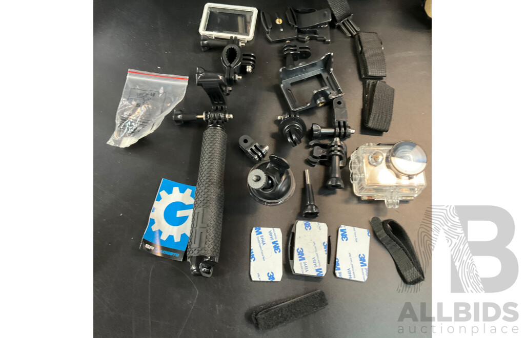 Spare or Repair - Assorted Camera with Bag and Accessories