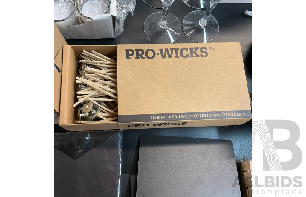Massive Lot - Candle Related Supplies and Products