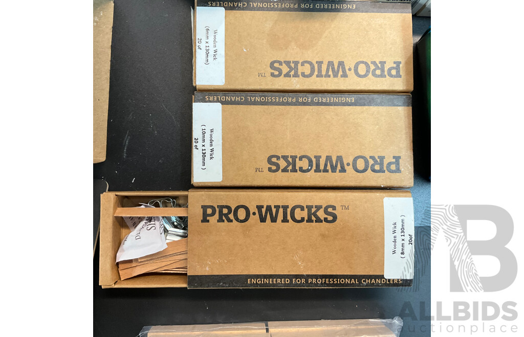 Massive Lot - Candle Related Supplies and Products