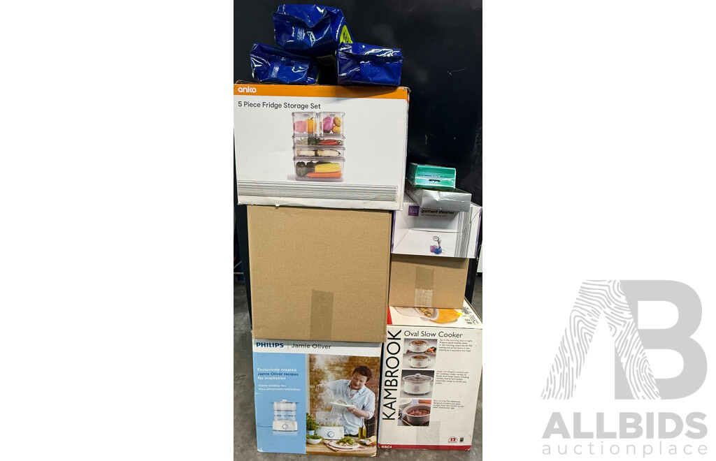 Assorted Kitchen Appliance & Household Items