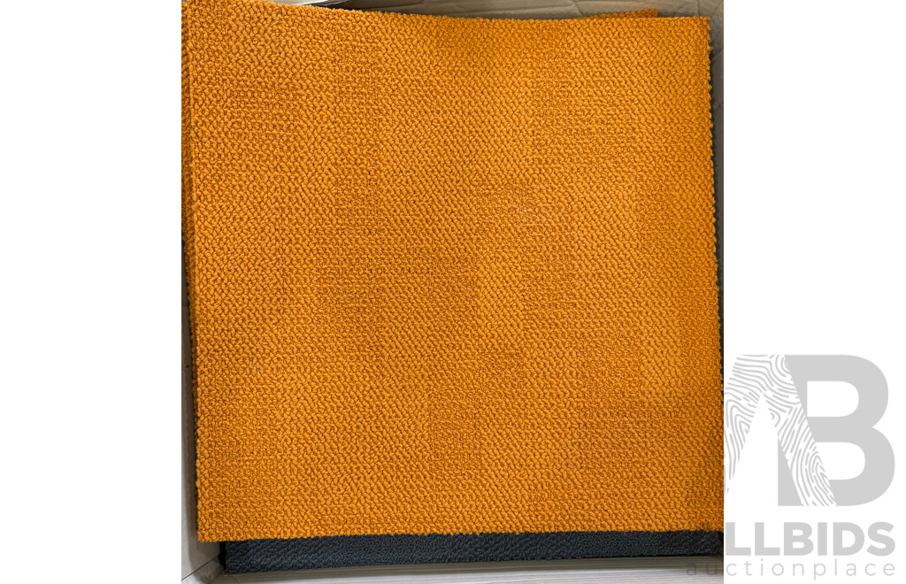 Mixed Lot - Assorted Used and Unused Carpet Tiles