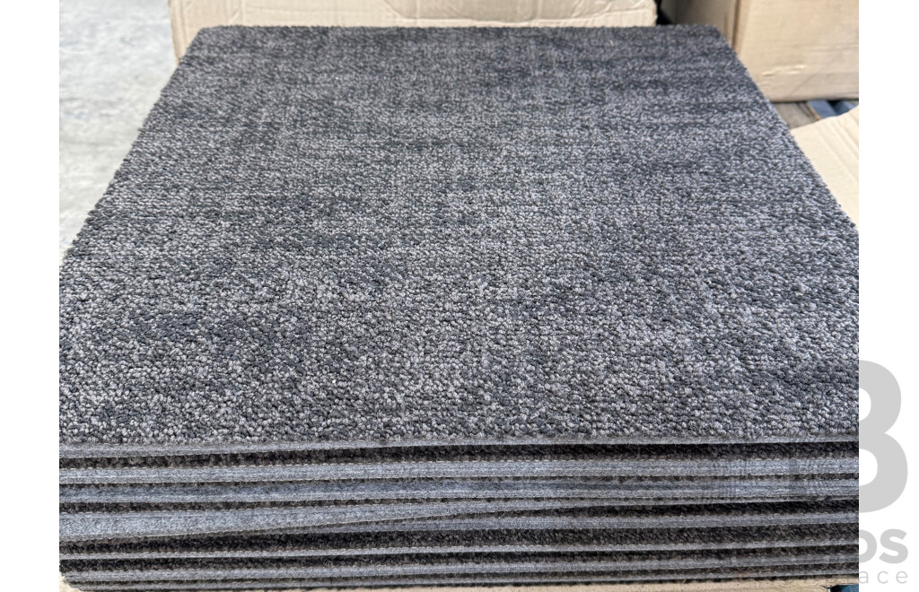 Mixed Lot - Assorted Used and Unused Carpet Tiles