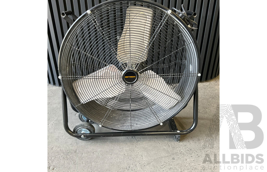 Detroit Industrial Indoor Floor Fan