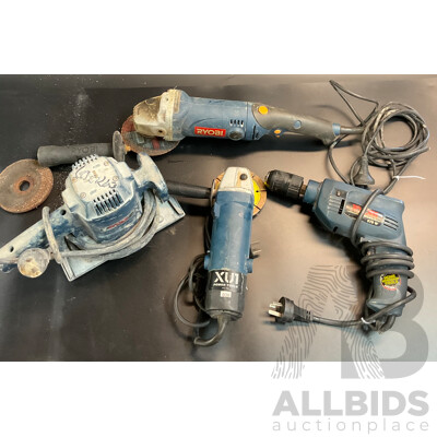 Ryobi PD570VSR, EAG75115C, SU-6300A Tools & XU1 Angle Grinder