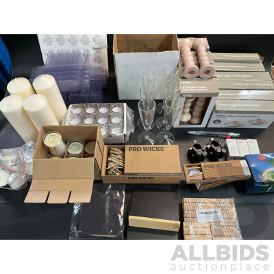 Massive Lot - Candle Related Supplies and Products