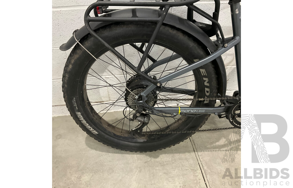 Sunmono E-Mono E-bike - Grey - Fat Tyre
