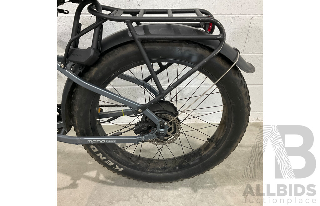 Sunmono E-Mono E-bike - Grey - Fat Tyre