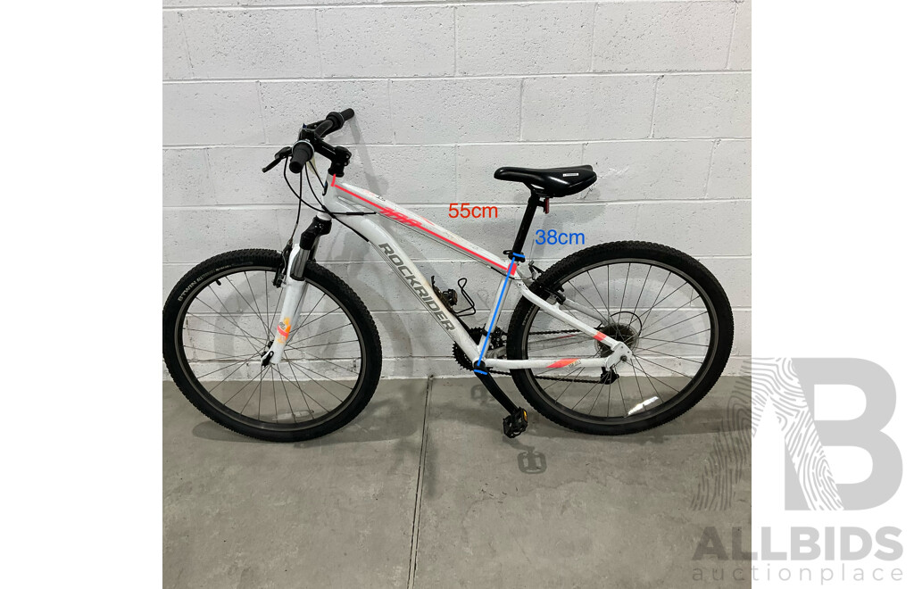 Decathlon Rockrider ST-100 Mountain Bike -Size M - White