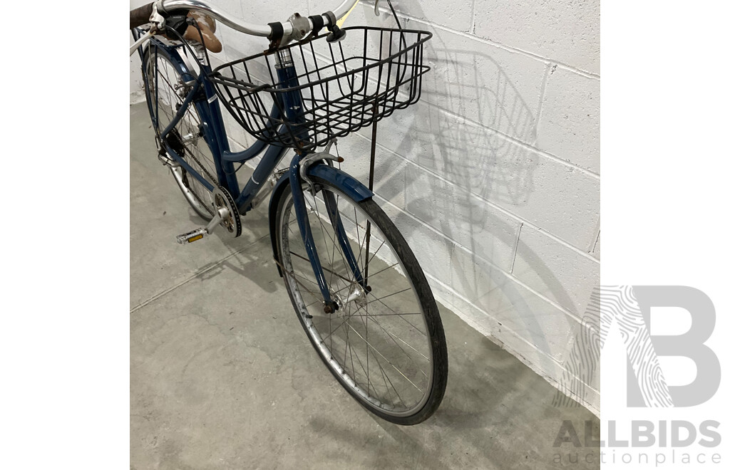 Vintage Blue Ladies Bike