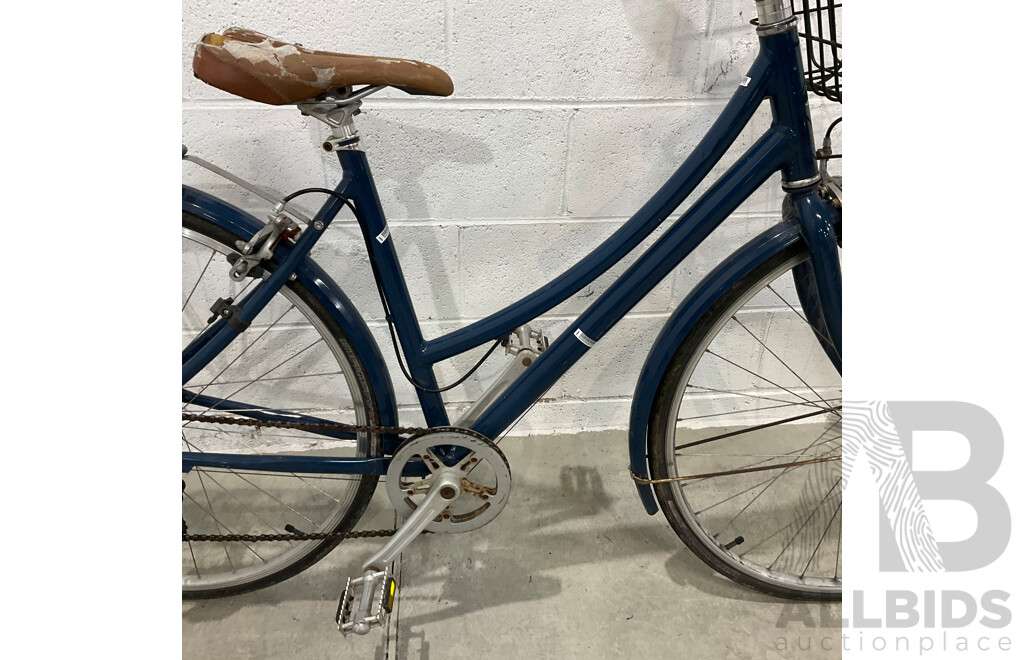 Vintage Blue Ladies Bike
