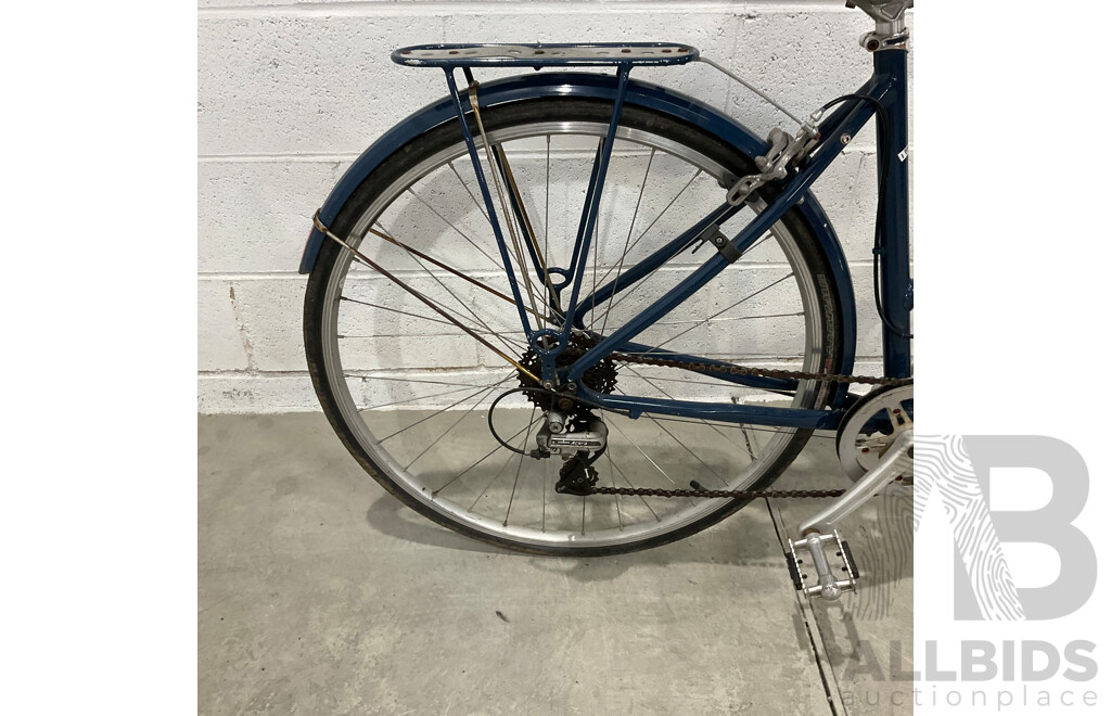 Vintage Blue Ladies Bike