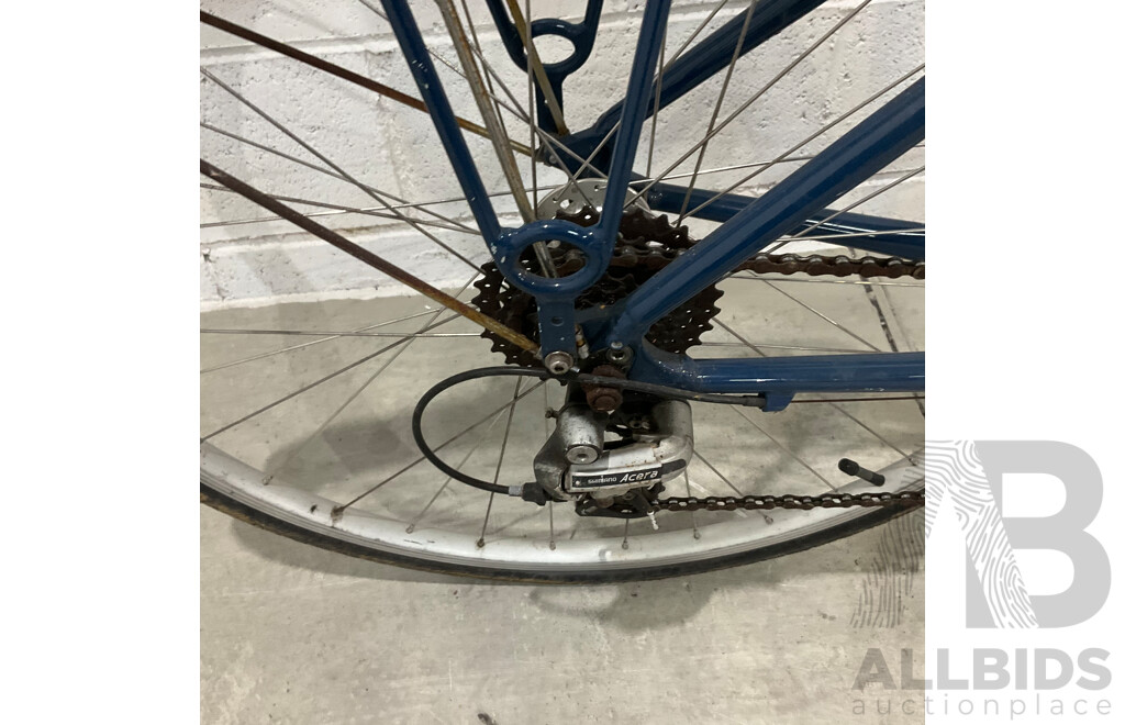 Vintage Blue Ladies Bike
