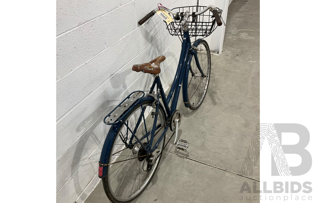 Vintage Blue Ladies Bike