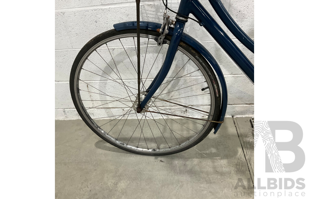 Vintage Blue Ladies Bike